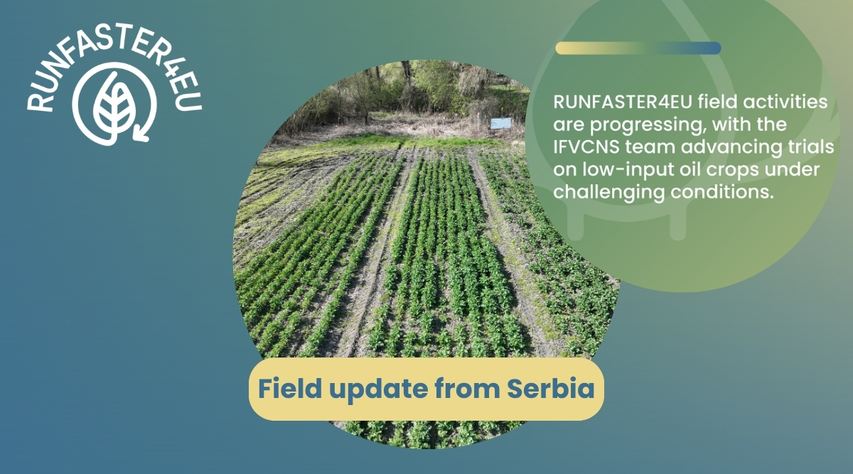 Field Progress in RUNFASTER4EU Update from Serbia